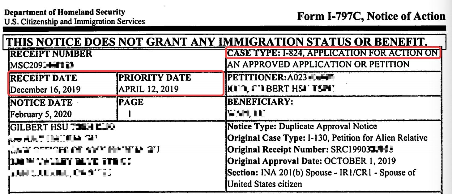 真实案件讲述美国结婚移民的申请时间线